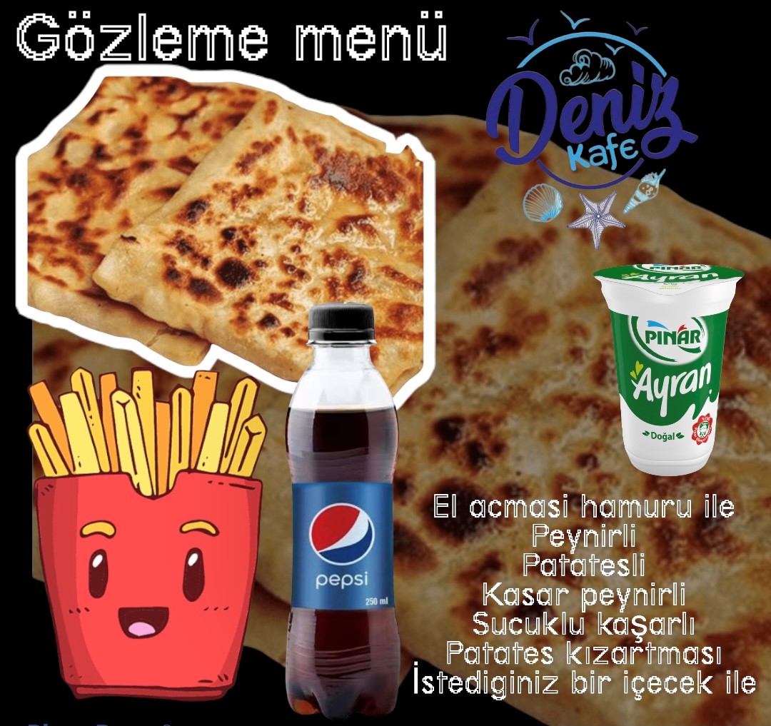Gözleme Menü