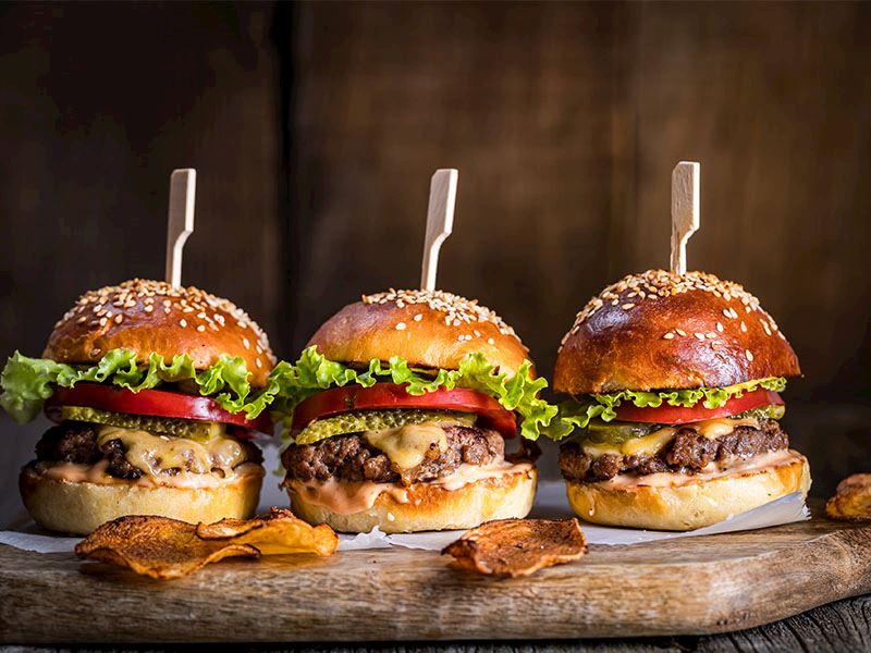 Gurme Cheeseburger 100gr Menü+Patates+İçecek