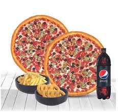 Karışık Büyük Boy Pizza Menü 33cm